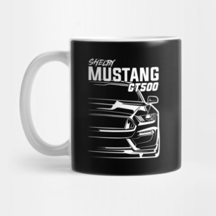 Shelby Mustang GT500 Silhouette Mug