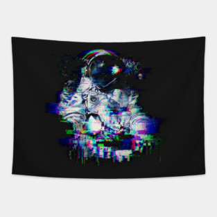 Space Glitch Tapestry
