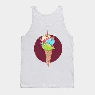 Narwhal icecream Tank Top