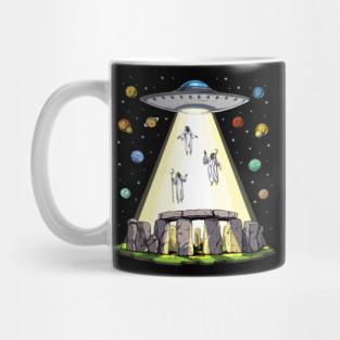 Stonehenge Alien Abduction Mug