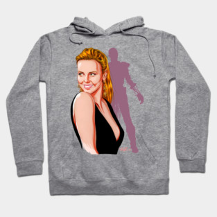 Charlize Theron - An illustration by Paul Cemmick Hoodie