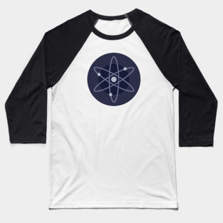 Cosmos Atom Crypto Baseball T-Shirt