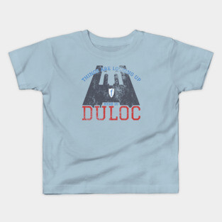 Duloc Fallen | Shrek the Musical Kids T-Shirt