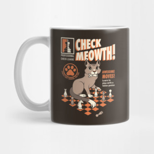 Check-Meowth Cat Chess Mug