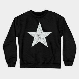 White Star (Grunge) Crewneck Sweatshirt