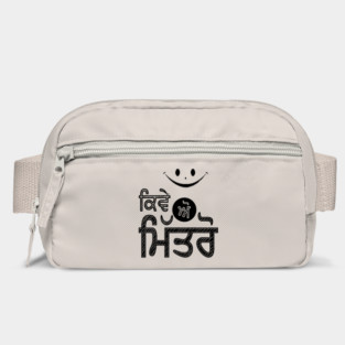 kive o mitro with smile face Bag