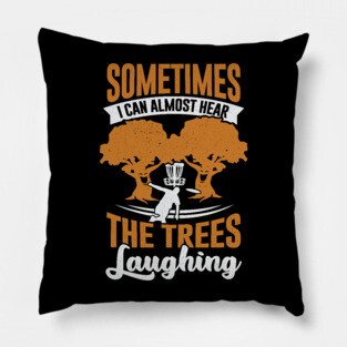 Funny Disc Golf Sport Player Gift Pillow