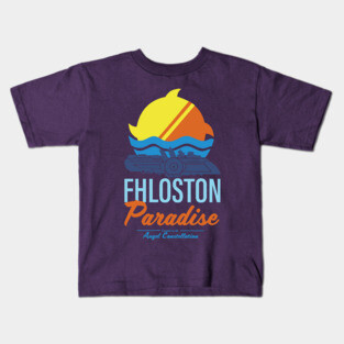 Phloston Paradise in the Angel Constellation Kids T-Shirt