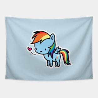 Rainbow Dash chibi Tapestry