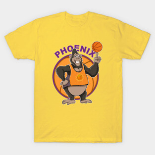 Phoenix Suns Basketball Mascot Gorilla T-Shirt