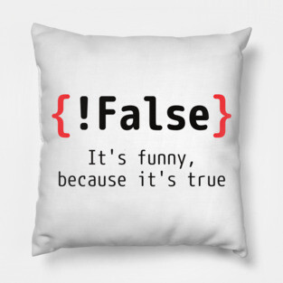 Programmer T-shirt - Coding Joke Pillow