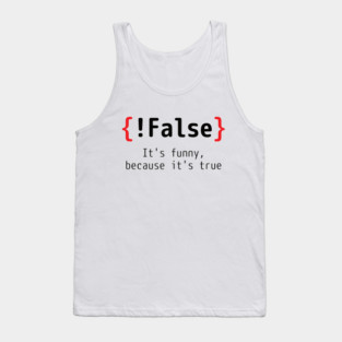Programmer T-shirt - Coding Joke Tank Top