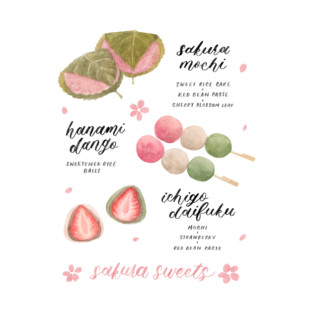 Sakura Sweets Watercolour T-Shirt
