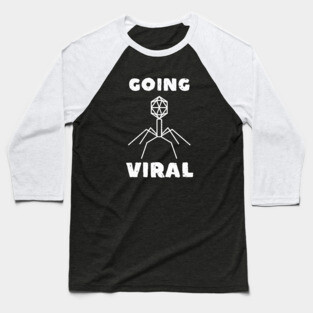 Funny Biology Going Viral Baseball T-Shirt