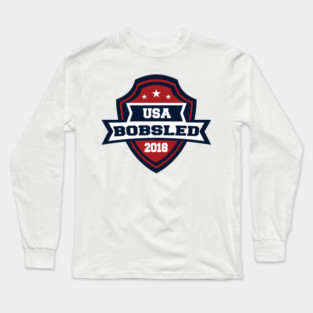 USA Bobsled Pyeongchang 2018 Long Sleeve T-Shirt