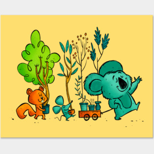 Plants Posters and Art