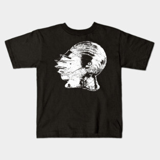 Distressed Medieval Helmet Kids T-Shirt