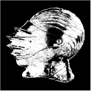 Distressed Medieval Helmet Posters and Art