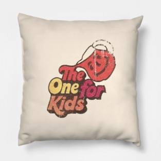 Kool-Aid "The One for Kids" Authentic Distressed Pillow