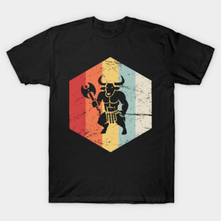 Retro Vintage Greek Mythology Minotaur Icon T-Shirt
