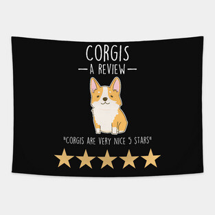 Corgi Review Tapestry