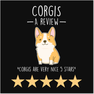 Corgi Review Posters and Art