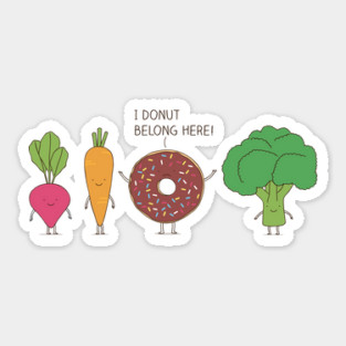 I donut belong here! Sticker