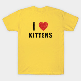 I HEART KITTENS (worn) [Rx-TP] T-Shirt
