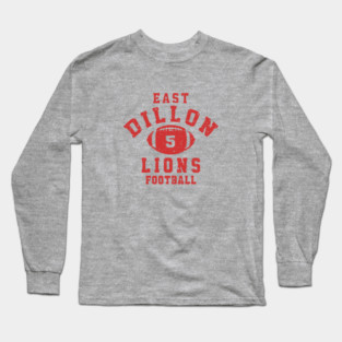 East Dillon Lions Football Jersey Long Sleeve T-Shirt