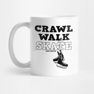 Crawl Walk Skate Hockey Baby Mug