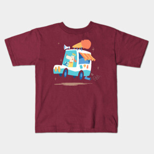 Ice cream dog Kids T-Shirt