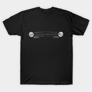 Triumph TR6 classic British sports car minimalist grille T-Shirt