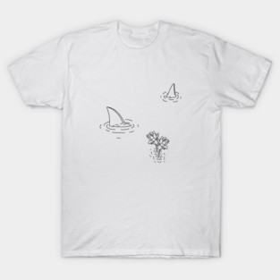Sharks and Flowers T-Shirt