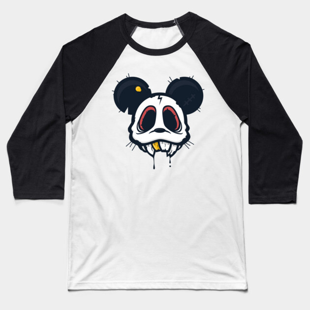 Ratskull Baseball T-Shirt by JSNDMPSY