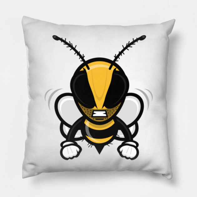 Rumble Bee Pillow by JSNDMPSY