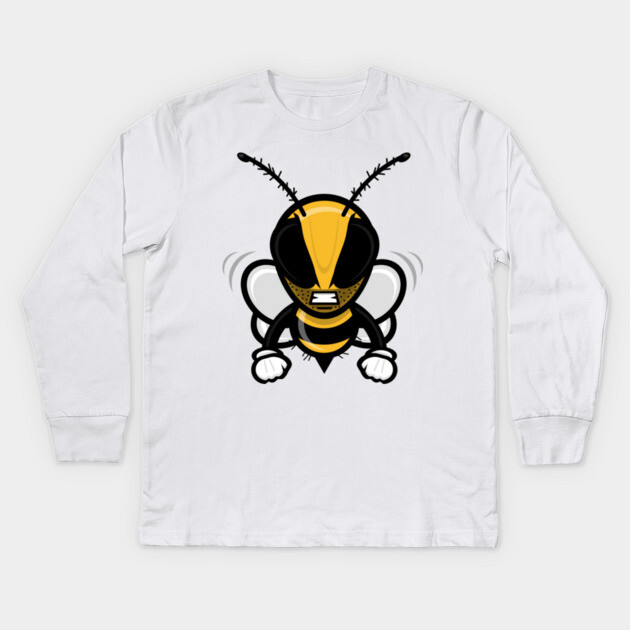 Rumble Bee Kids Long Sleeve T-Shirt by JSNDMPSY