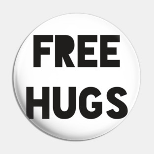 FREE HUGS Pin