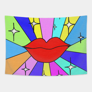 Lips Tapestry