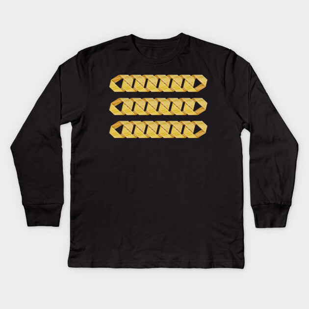 Cuban Links Kids Long Sleeve T-Shirt by JSNDMPSY
