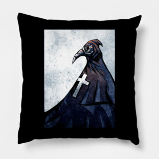 Plague Doctor Pillow