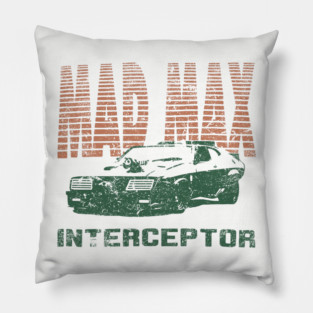 Black Car Ford Falcon V8 The Pursuit Special Interceptor from the movie Mad Max Pillow