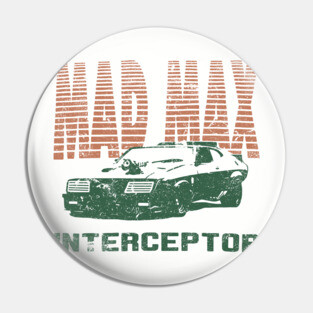 Black Car Ford Falcon V8 The Pursuit Special Interceptor from the movie Mad Max Pin