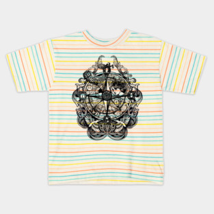 Steampunk Compass Kids T-Shirt