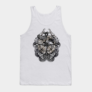 Steampunk Compass Tank Top