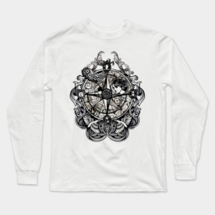 Steampunk Compass Long Sleeve T-Shirt