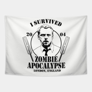 I Survived the Zombie Apocalypse Tapestry
