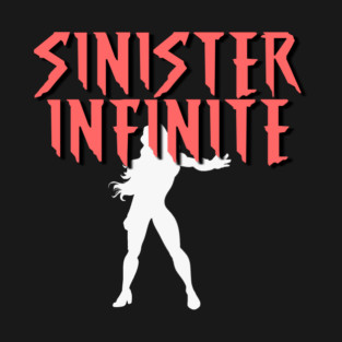 SINISTER INFINITE Female (White Silhouette) T-Shirt