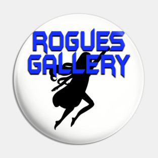 ROGUES GALLERY Female (Black Silhouette) Pin