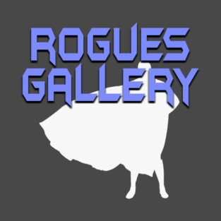 ROGUES GALLERY Male (White Silhouette) T-Shirt