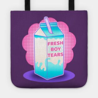 Fresh Boy Tears Pastel Savage Aesthetic Tote